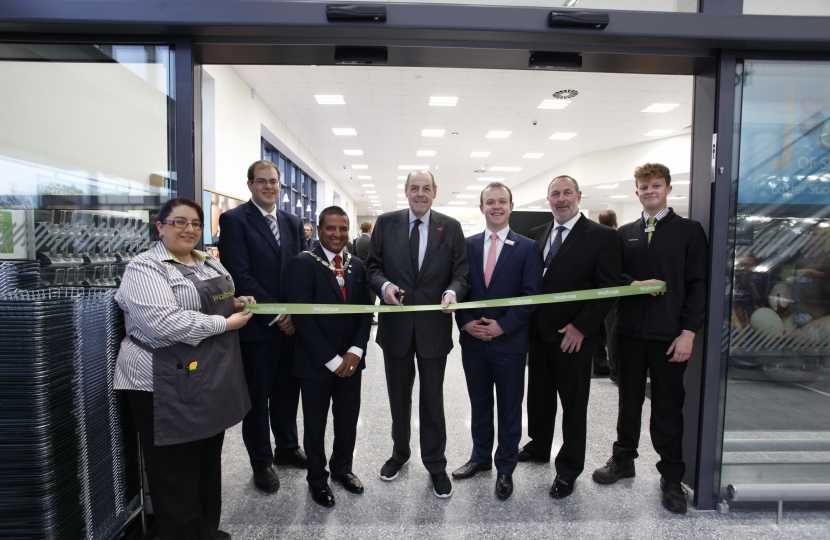 Sir Nicholas opens Waitrose