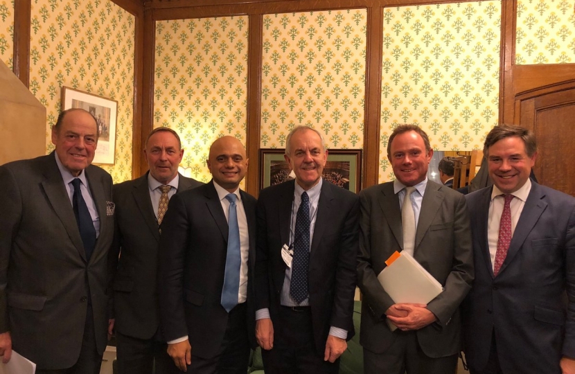 Sir Nicholas meets with the Secretary of State for Communities and Local Government to discuss housing issues in Mid Sussex 