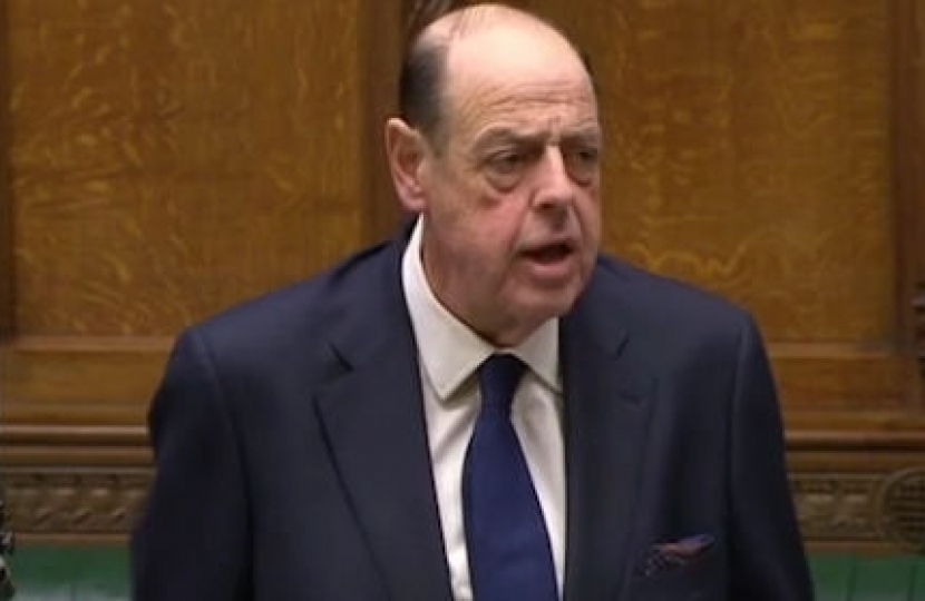 Sir Nicholas Soames Question to Sajid David