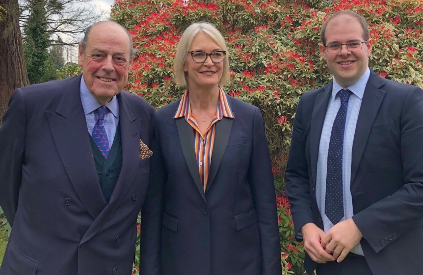 Sir Nicholas and Margot James Fibre in Sussex