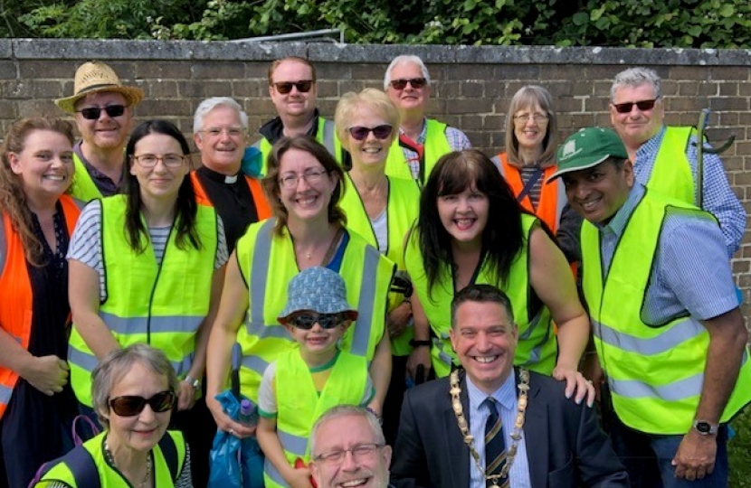 Litter Pick in Haywards Heath