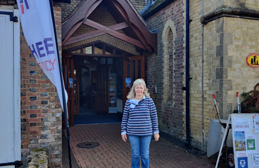 Anthea Lea at The Lindfield Repair Cafe