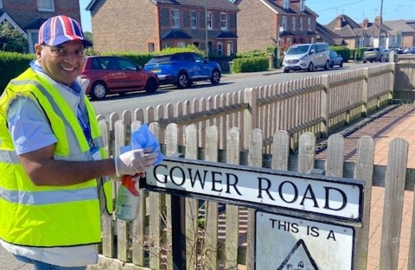 Sujan cleaning in Gower Road