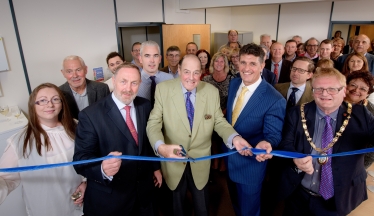 Sir Nicholas Soames MP opening Mike Oliver Associates new premises.