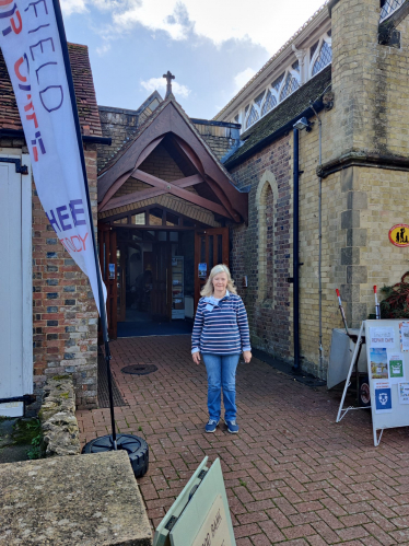 Anthea Lea at The Lindfield Repair Cafe